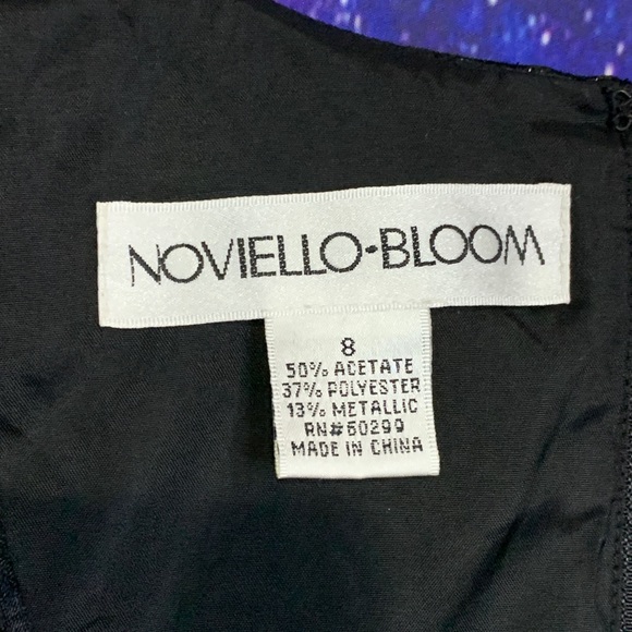 Noviello- Bloom- Black Patterned Top size 8 - Picture 3 of 5